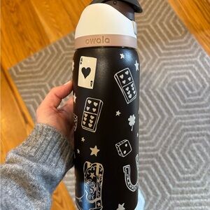 Owala Brown and White Water Bottle